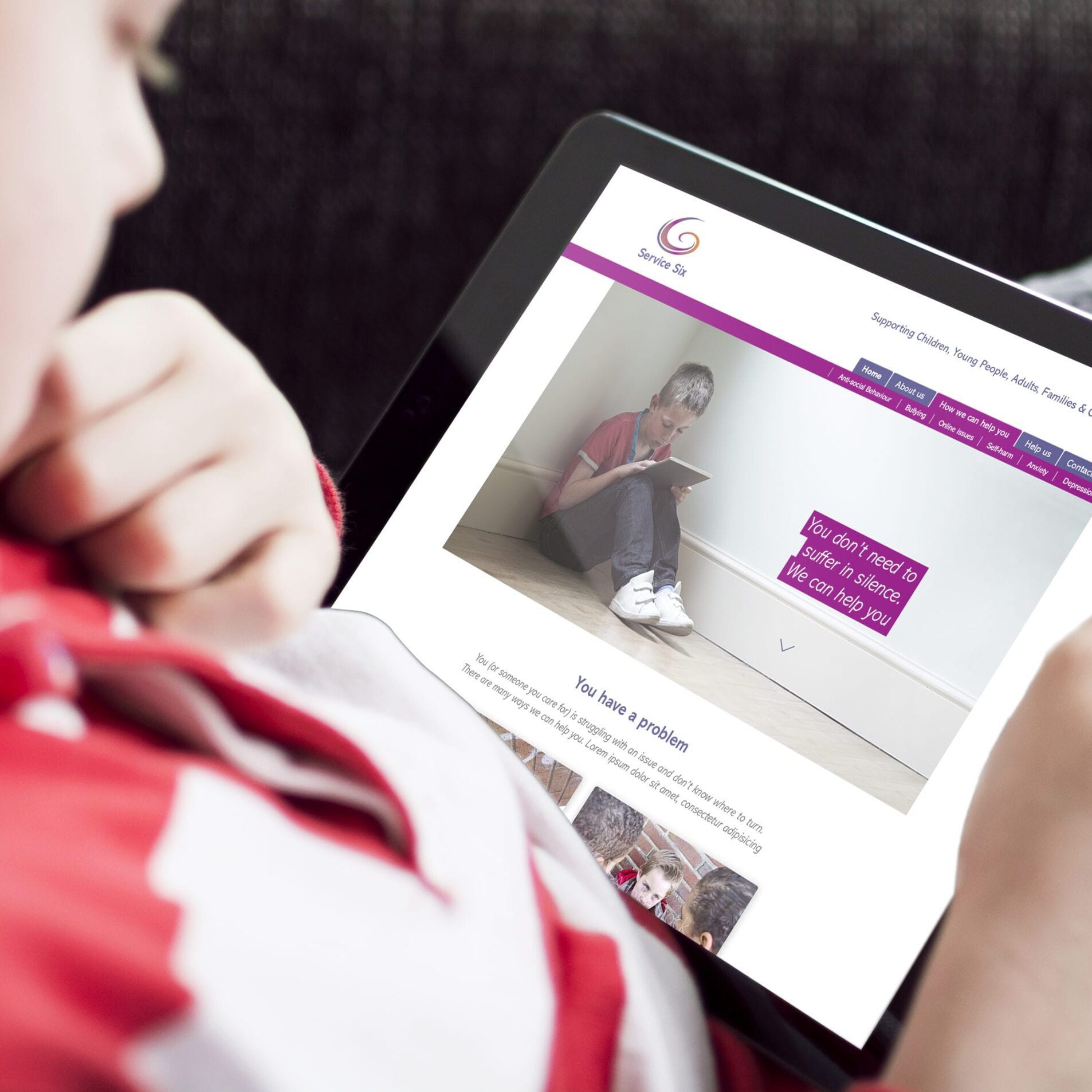 Website design for Service Six